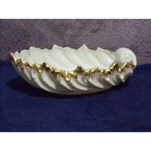 Lenox Oval Acanthus Candy Dish w/24K Gold Trim